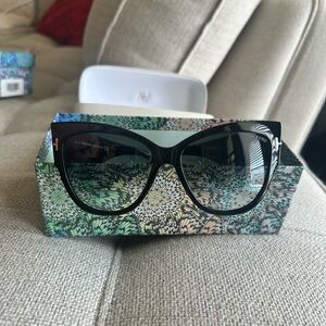 New - Tom Ford Black Sunglasses originals. with another brand case